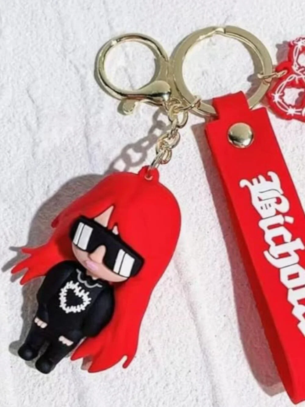 Red Pop Star Keychain B20